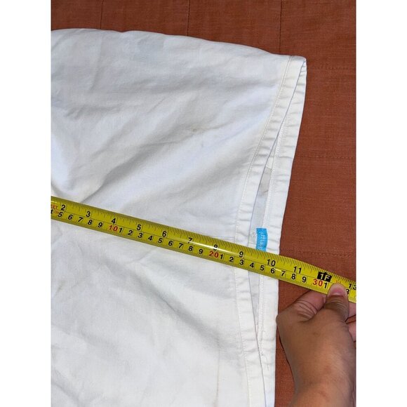 J.McLaughlin Cream Straight Leg Mid-Rise Zip closure Women's Pants Size 8 - Picture 10 of 11